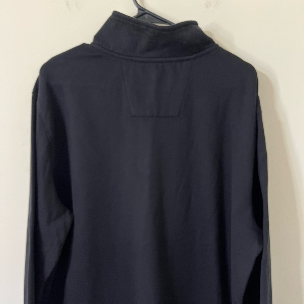 Nautica Men's Black Quarter-Zip Pullover Sweatshirt Size XL - Picture 8 of 10